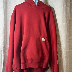 Carhartt Red Original Fit Hoodie
